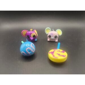 Zuru 5 Surprise Lollipets Lot Mouse & Elephant Figures w/ Lollipop Accessories